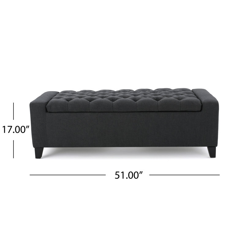 Willa Arlo Interiors Ching Flip Top Storage Bench & Reviews Wayfair